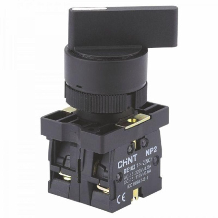 Переключатель NP2-EJ21, 2 положения фиксацией, 1НО, IP40 (R) CHINT