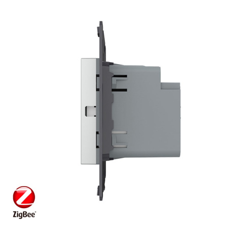 Одноклавишный сенсорный выключатель ZigBee Module, цвет серый (механизм) Livolo