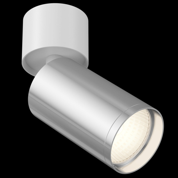 Потолочный светильник 1*GU10 10Вт Белый и Хром IP20 FOCUS S C050CL-1WCH Technical