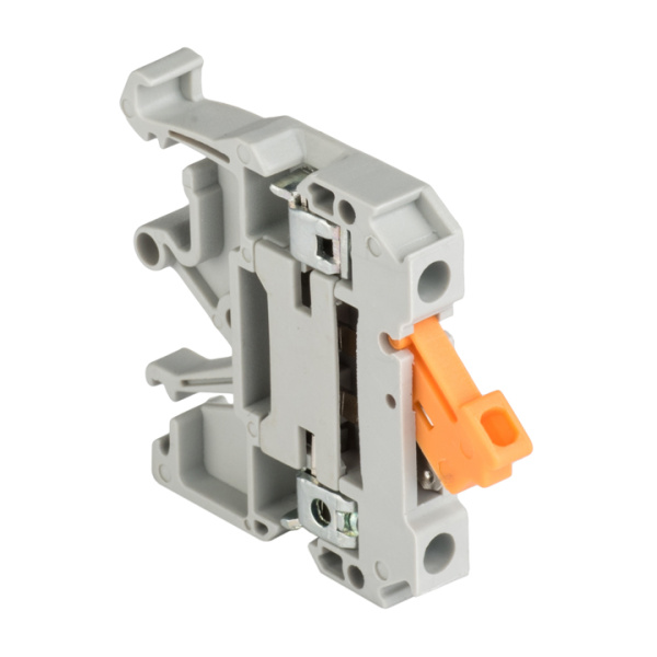 Клемма винтовая JXB-4/35K с ножевым размыкателем серая EKF Клемма винтовая JXB-4/35K с ножевым размыкателем серая EKF