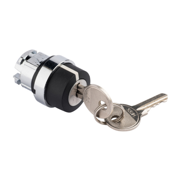 Исполнительный механизм переключателя ХB4 на 3 положения с замком, возвратный без фиксации EKF PROxima Исполнительный механизм переключателя ХB4 на 3 положения с замком, возвратный без фиксации EKF PROxima