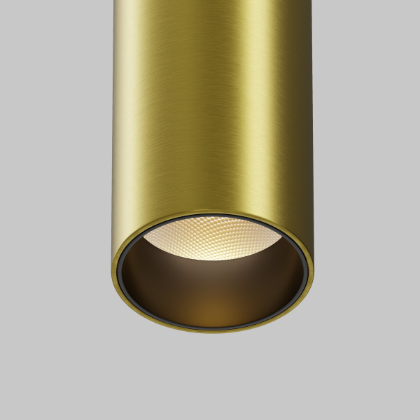 Трековый подвесной светильник LED 12Вт Черный и Латунь IP20 Magnetic track system Exility TR041-4-12W3K-M-DS-BBS Technical Maytoni