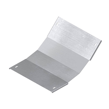 Крышка на угол вертикальный внутренний 45 градусов, 80х500 R600, горячеоцинкованная DKC