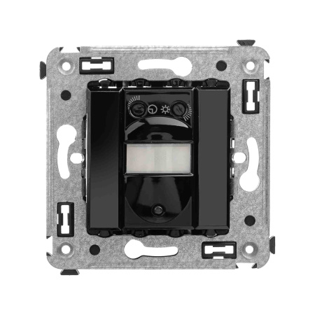 Датчик движения в стену, "Avanti", "Черный квадрат" DKC