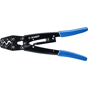 ПКУ-16 пресс-клещи усиленные для медных наконечников и гильз 1,5 - 16 мм.кв, Профессионал ЗУБР ПКУ-16 пресс-клещи усиленные для медных наконечников и гильз 1,5 - 16 мм.кв, Профессионал ЗУБР