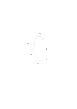 Бра 2*GU10 10Вт Черный IP20 FOCUS S C068WL-02B Technical