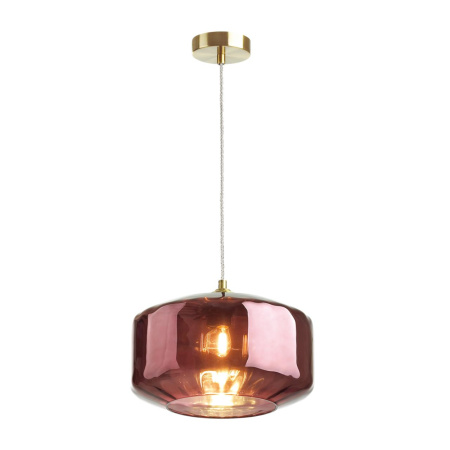Подвес E27 60W BINGA бордовый/бронзовый ODEON LIGHT