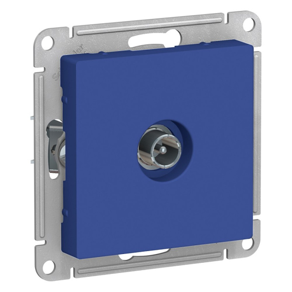 ATLASDESIGN Розетка TV проходная 4DB, аквамарин Schneider Electric