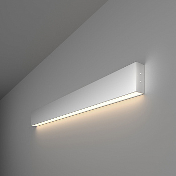 Линейный светодиодный накладной односторонний светильник 15Вт 4200К серебро матовое IP20 (a041490) Elektrostandard Pro