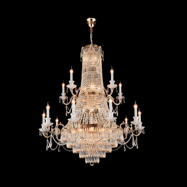 Люстра 42*E27 60Вт Золото Антик IP20 Palace DIA890-PL-42-G Maytoni