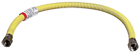 Подводка-сильфон для газа, нержавеющая сталь, г/г 1/2" - 2м ЗУБР