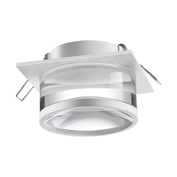 Св-к встр.IP20 GU10 9W 220V GEM белый B NOVOTECH