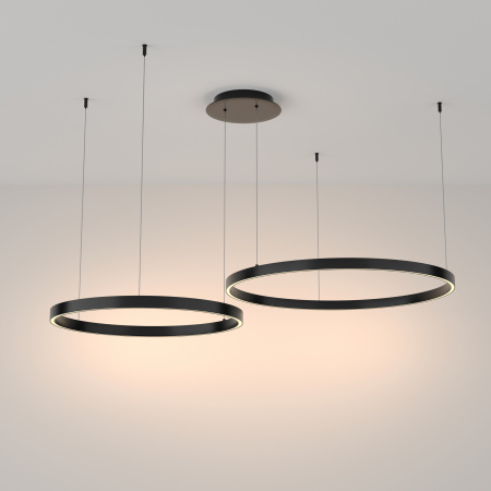 Подвесной светильник 2*LED 88Вт Черный IP20 Rim MOD058PL-L74B3K Maytoni
