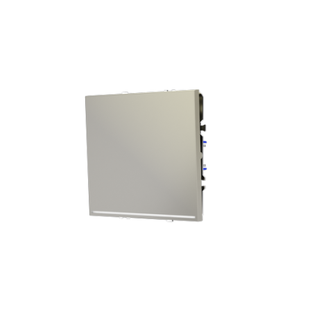 Выключатель встраиваемый Voltum S70 одноклавишный с подсветкой 10А, (шелк)