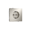 Розетка встраиваемая Voltum S70 с заземлением и защитными шторками, 16А, (кашемир)