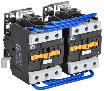 Контактор КМИ-48032 реверс 80А 230В/АС3 2НО;2НЗ IEK