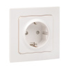 Стокгольм Розетка 1-местная с/з 16А белая с защ, штор, EKF Стокгольм Розетка 1-местная с/з 16А белая с защ, штор, EKF