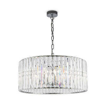 Подвесной светильник 8*E14 60Вт Хром IP20 Facet MOD094PL-08CH Maytoni