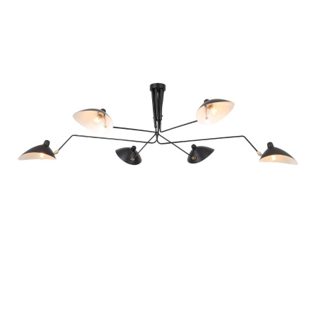 Люстра потолочная Черный/Черный, Белый E27 6*60Вт SL305.402.06 ST LUCE