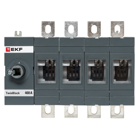 Рубильник 400A 4П без рукоятки управления TwinBlock EKF