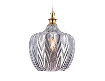 Подвесной светильник TR3533 SB/SM бронза/дымчатый E27 max 40W D250*1200 Ambrella Light