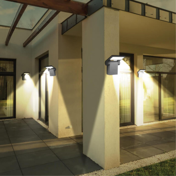 Ландшафтный св-к IP54 LED 3000K 10W 100-240V ROCA темно-серый B NOVOTECH