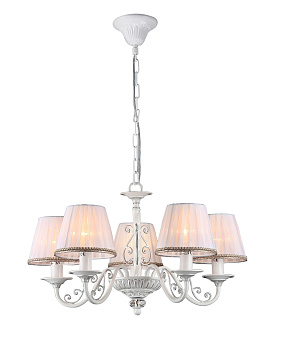 Люстра 5*E14 40Вт Белый IP20 Sunrise FR2290PL-05W Freya