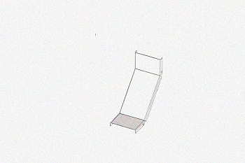 Крышка лотка КЛП 200х200-90 УТ1,5 для поворота трассы вверх на 90,горячее цинкование, S1,5