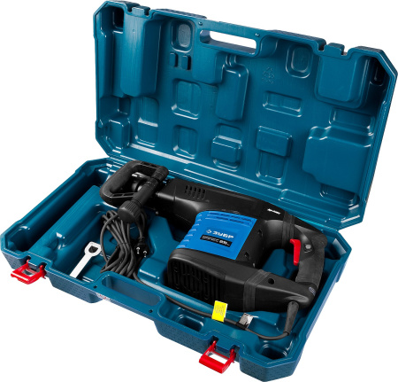 Молоток отбойный, Профессионал ЗММ-25-1500 ЭВК, SDS-Max, 25 Дж, 11 кг, 900-1800 уд/мин, 1500 Вт, АВТ, кейс ЗУБР