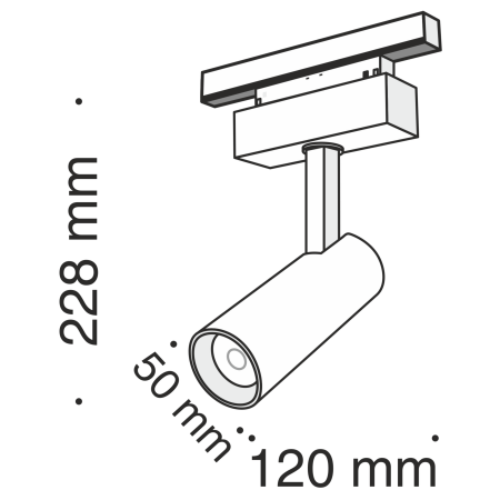 Светильник трековый 13Вт 4000K Черный IP20 Focus LED TR019-2-10W4K-B Technical