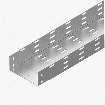 Лоток монтажный цельный перфорированный ЛМЦ50х50х3000 УХЛ1, горячее цинкование, S1,5