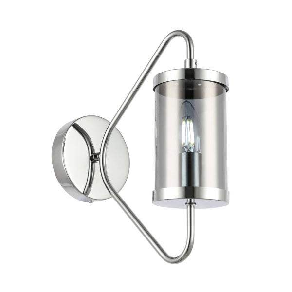 Бра Хром/Дымчатый E14 1*40Вт SLE102301-01 EVOLUCE