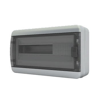 Щит навесной ЩРН-П 18 мод. черная крышка IP65 BNK 65-18-1 Tekfor