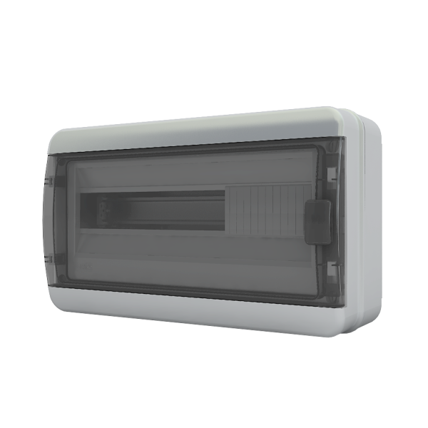 Щит навесной ЩРН-П 18 мод. черная крышка IP65 BNK 65-18-1 Tekfor