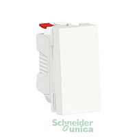 Unica NEW Механизм выключателя СУ 1-кл.. 1мод 10А белый IP21 Schneider Electric