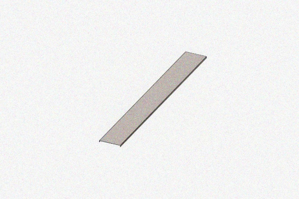 Крышка лотка КЛ 600х3000 УT1,5, горячее цинкование S1,5