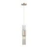 Подвес G9 1*5W 220V PERLA серебристый/стекло/металл.цепочки ODEON LIGHT