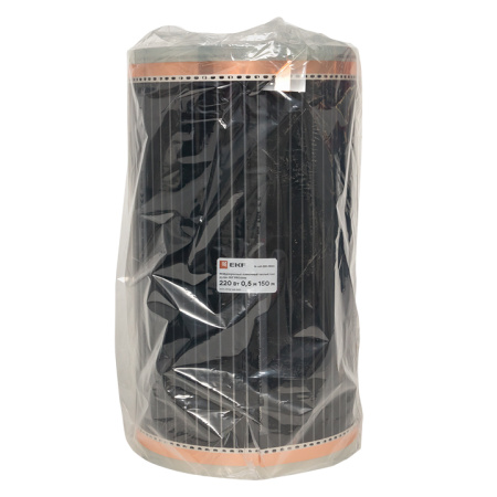 Инфракрасный пленочный теплый пол 220 Вт/м2 ширина 0,5 метра рулон 150 метров PROxima EKF