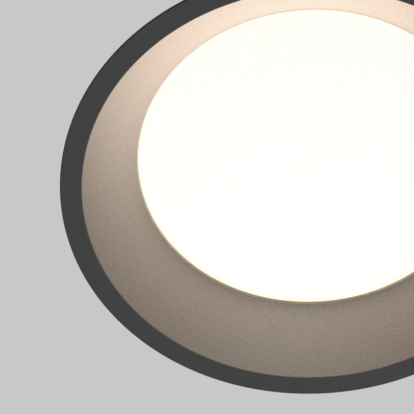 Встраиваемый светильник LED 18Вт Черный IP44 Downlight DL055-18W3-4-6K-B Technical Maytoni