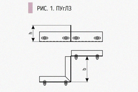 Соединитель-переходник замковый ПУгЛЗ 200х50 УТ1,5 (левый), горячее цинкование, S1,5