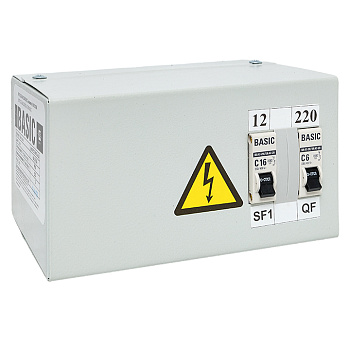 Ящик с понижающим трансформатором ЯТП 0,25кВА 220/12В Basic EKF
