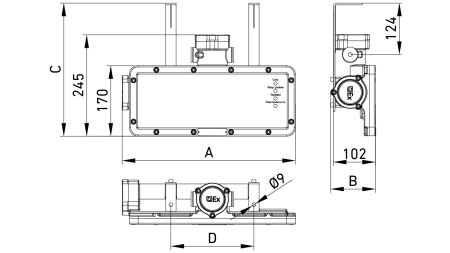 Светильник URAN LED Exd-C010