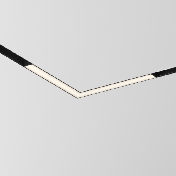 Трековый светильник LED 30Вт Черный IP20 Magnetic track system Gravity TR078-2-24W3K-B Technical Maytoni