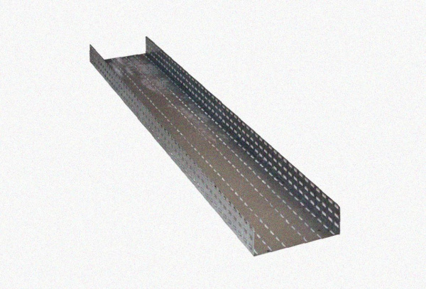 Лоток перфорированный ЛМ 400х100х2000 УТ1,5, горячее цинкование S1,5