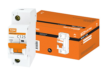 Выключатель автоматический ВА МОД ВА47-100 1П 125А 10кА С TDM