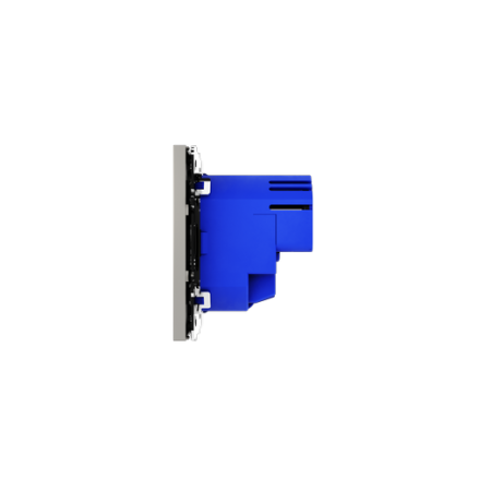 Розетка встраиваемая Voltum S70 с заземлением и защитными шторками, 16А, с USB, A+C, (кашемир)