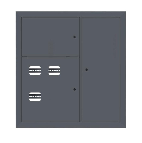 Щит этажный 3 кв, RAL7016 (1000х950х150) PROxima EKF