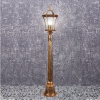 Светильник садово-парковый Feron PL626 столб 60W 230V E27 205*180*1050мм, черное золото