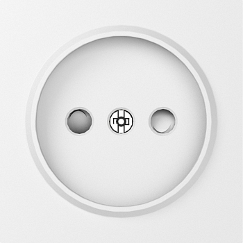 Donel A07 матовый белый накладка для розетки без заземления, со шторками 16A 250 В~,серия DB