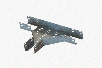 Лоток тройниковый перфорированный ОТ 600х50 У3, окрашенный, S1,5